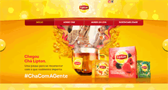 Desktop Screenshot of lipton.com.br